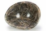 Polished Black Moonstone Bowl - Madagascar #245774-1